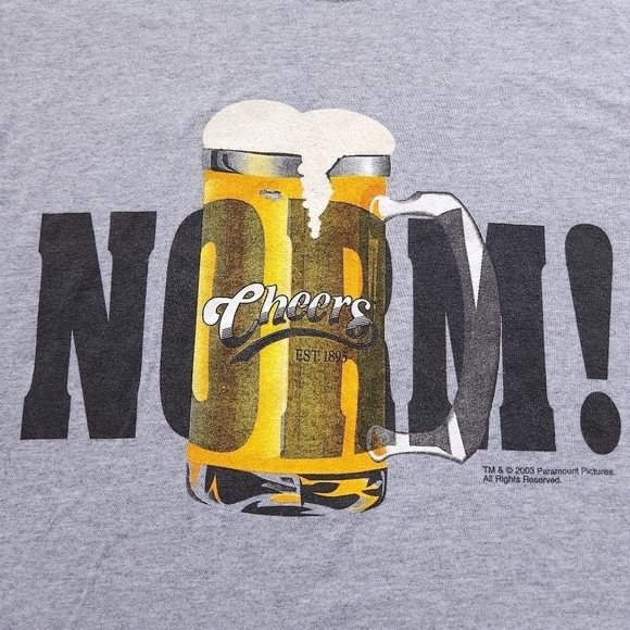 Y2K 2003 NBC Experience Cheers Norm Beer Stein Tshirt sz XL - Picture 7 of 7